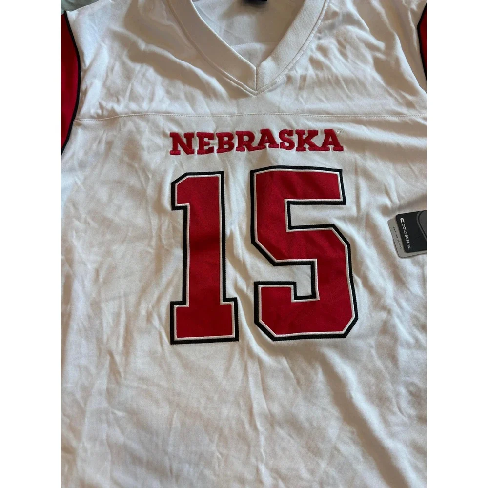 Colosseum Nebraska Cornhuskers Dylan Raiola 15 Football Jersey Mens Size XL